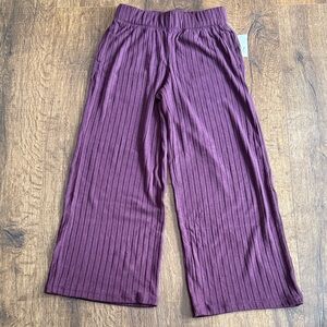 GAP Kids Plum Ribbed Pants
